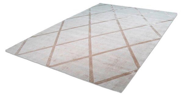 TKANA PREPROGA Luxury 210 Elfenbein / Taupe 80/150 cm tkano krem barve, rjavosiva