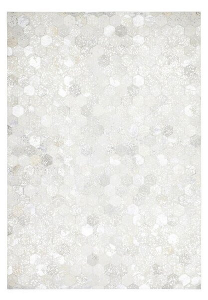 RAVNO TKANA PREPROGA Spark 210 Grau / Silber 80/150 cm siva, srebrne barve