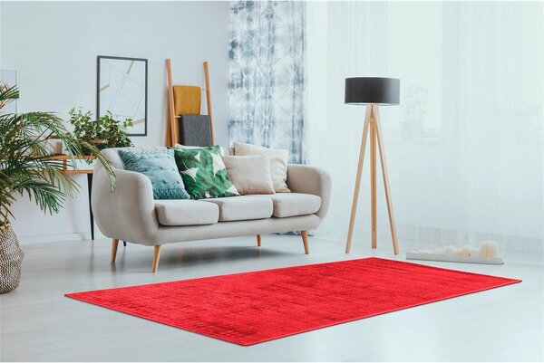 TKANA PREPROGA Karma 80/150 cm taftano rdeča