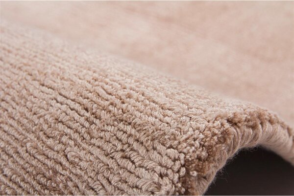 PREPROGA Luxury 110 Elfenbein / Taupe 80/150 cm tkano krem barve, rjavosiva