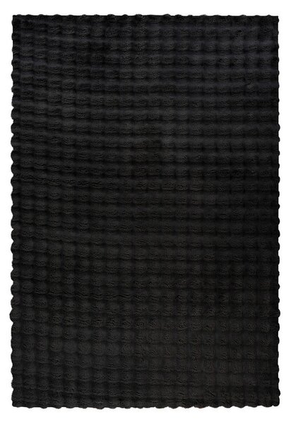 PREPROGA Z VISOKIM FLOROM Hailey 80/150 cm taftano črna