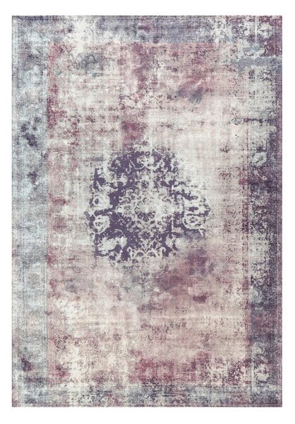 RAVNO TKANA PREPROGA Vintage 8403 Anthrazit 140/200 cm potiskano antracit