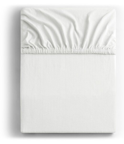 Bela napenjalna rjuha iz jerseyja 120x200 cm Amber – Restilo