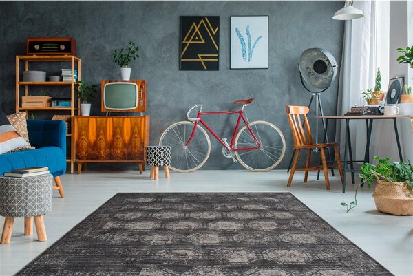 TKANA PREPROGA Baroque 120/170 cm taftano antracit