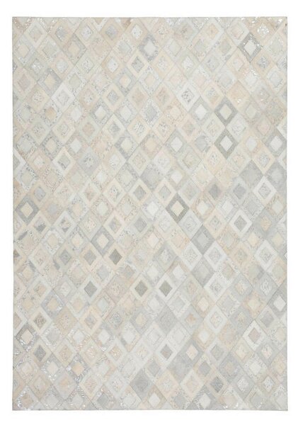 RAVNO TKANA PREPROGA Spark 110 Grau/Silber 80/150 cm tkano siva, srebrne barve