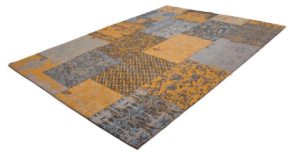 RAVNO TKANA PREPROGA Symphony 160 Gold 120/170 cm tkano zlate barve