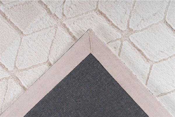 PREPROGA Vivica 125 Weiß / Creme 120/160 cm taftano krem barve, bela