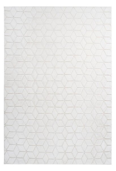 PREPROGA Vivica 125 Weiß / Creme 120/160 cm taftano krem barve, bela