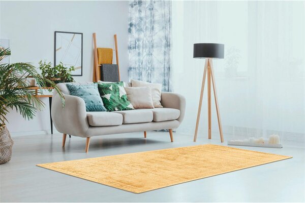 RAVNO TKANA PREPROGA Karma 80/150 cm taftano zlate barve