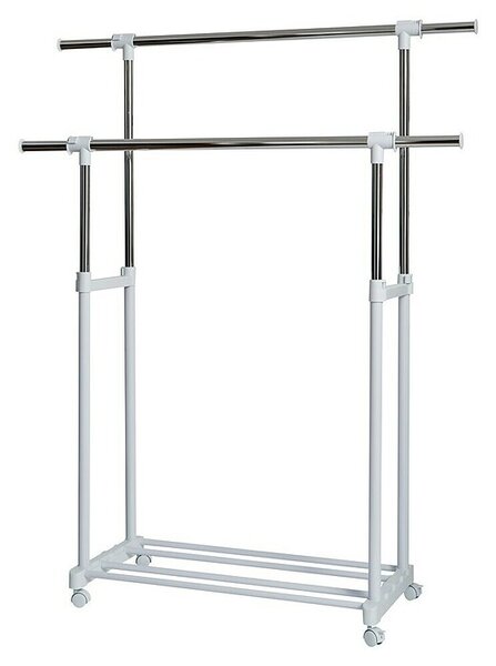 Voziček za oblačila XXL (Do x Š: 44 x 134 cm, Nastavitev višine: 95 cm - 169 cm)