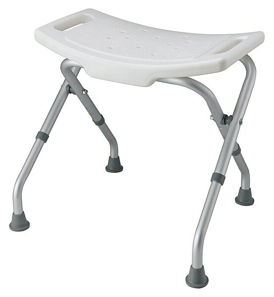 Careosan Kopalniška pručka (Nastavitev višine: 47,5 cm - 51,5 cm, Nosilnost: 110 kg, Bele barve)