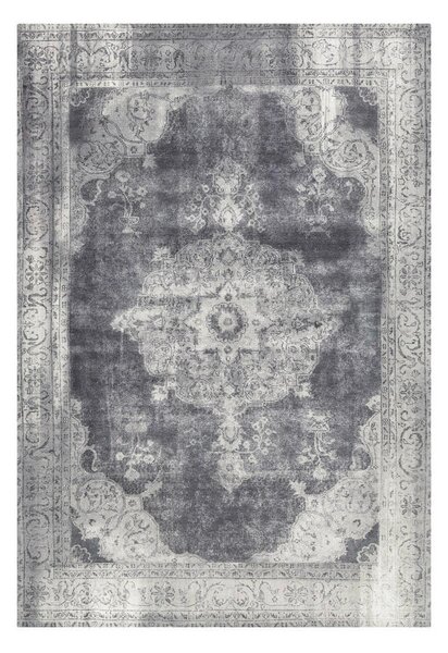 RAVNO TKANA PREPROGA Vintage 8400 Grau 140/200 cm potiskano siva