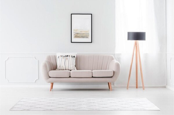 PREPROGA Vivica 225 Weiß / Creme 80/250 cm taftano krem barve, bela