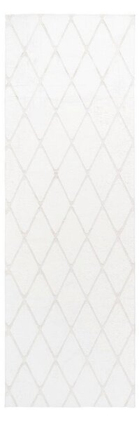PREPROGA Vivica 225 Weiß / Creme 80/250 cm taftano krem barve, bela
