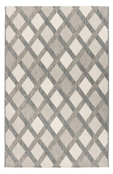 RAVNO TKANA PREPROGA Splash 800 Creme / Grau 120/170 cm tkano krem barve, siva