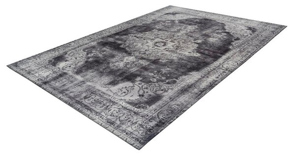 RAVNO TKANA PREPROGA Vintage 8400 Hellgrau 140/200 cm potiskano svetlo siva