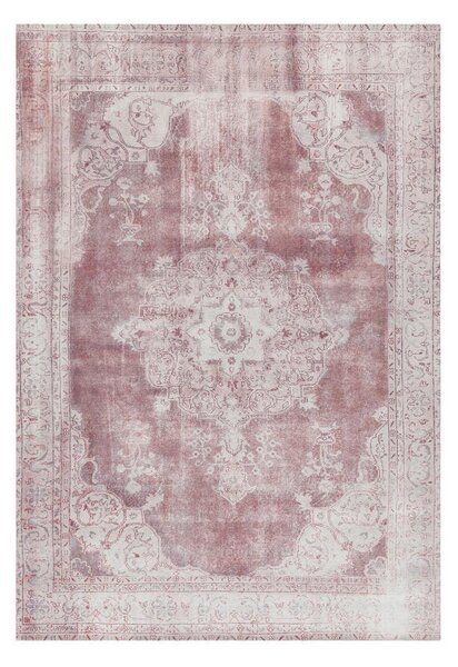RAVNO TKANA PREPROGA Vintage 8400 Elfenbein 140/200 cm potiskano krem barve