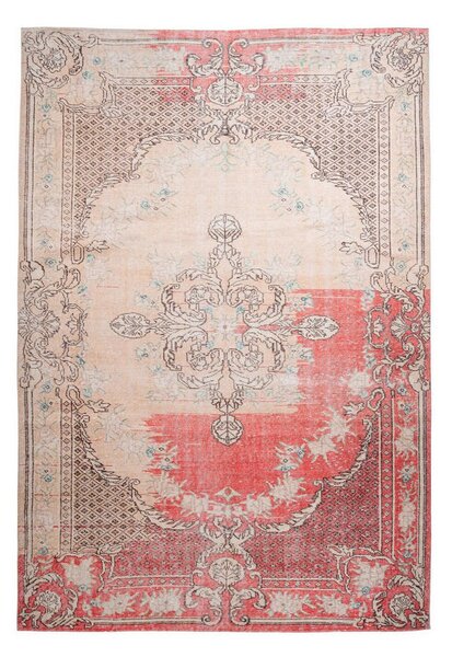 RAVNO TKANA PREPROGA Vintage 8405 Rot 140/200 cm potiskano rdeča