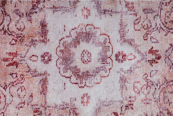 RAVNO TKANA PREPROGA Vintage 8400 Elfenbein 140/200 cm potiskano krem barve
