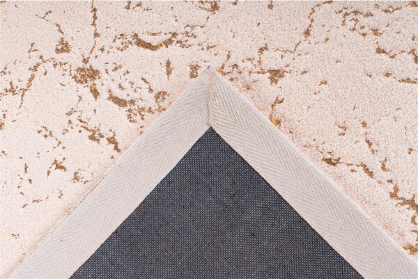 RAVNO TKANA PREPROGA Bijou 225 Creme / Gold 80/150 cm krem barve, zlate barve