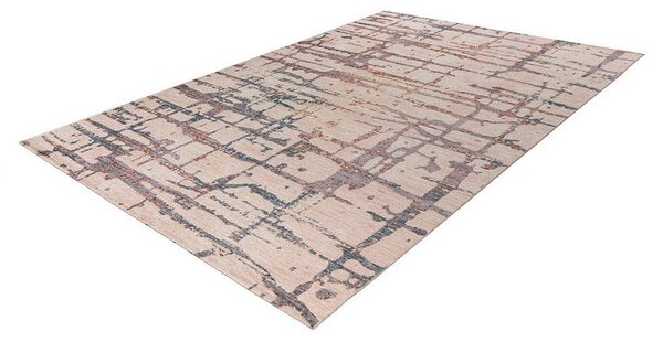RAVNO TKANA PREPROGA Jaka 325 Creme / Multi 80/150 cm tkano krem barve, večbarvno