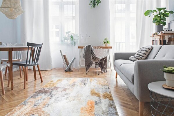 RAVNO TKANA PREPROGA Galaxy 1300 Beige 80/150 cm tkano bež