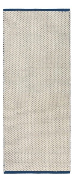 Moder/bež ročno tkan volnen tekač 80x170 cm Lenu – noo.ma