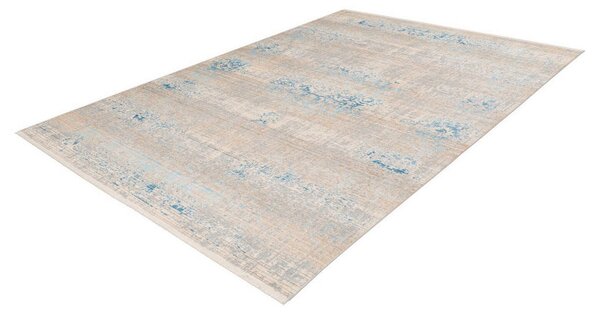 RAVNO TKANA PREPROGA Baroque 120/170 cm taftano siva, turkizna