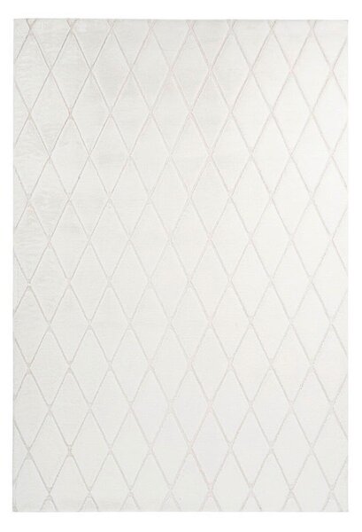 PREPROGA Vivica 225 Weiß / Creme 80/150 cm taftano krem barve, bela