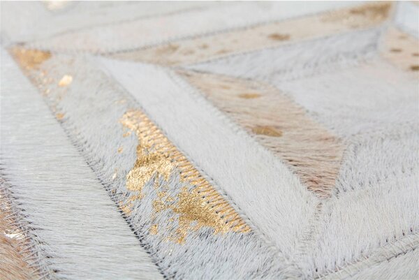 RAVNO TKANA PREPROGA Spark 410 Elfenbein / Gold 80/150 cm krem barve, zlate barve
