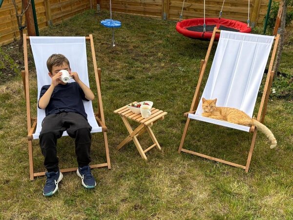 ATMOWOOD Lesen zložljiv stolček