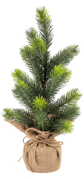 Umetno božično drevo MALI SMREK z LED osvetlitvijo, 37 cm