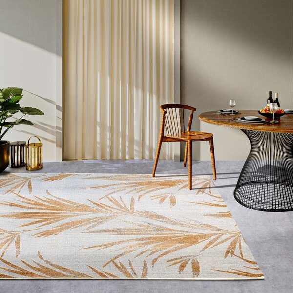 Bela/v zlati barvi zunanja preproga 120x180 cm Leonie – Villeroy&Boch