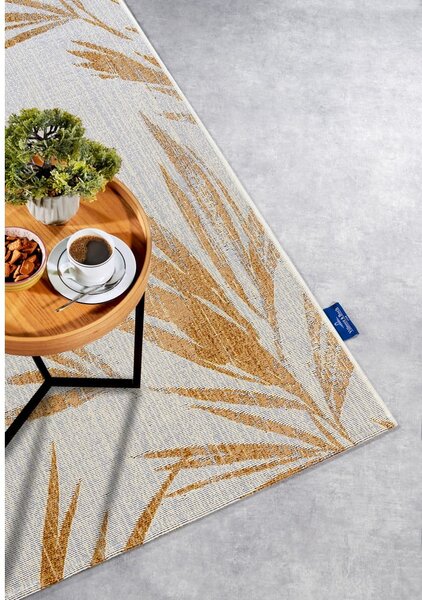 Bela/v zlati barvi zunanja preproga 120x180 cm Leonie – Villeroy&Boch