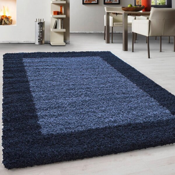 Novel Preproga Z Visokim Florom Life, Temno Modra, 100x200cm