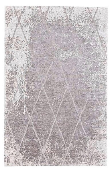 VINTAGE PREPROGA 140/200 cm tkano srebrne barve