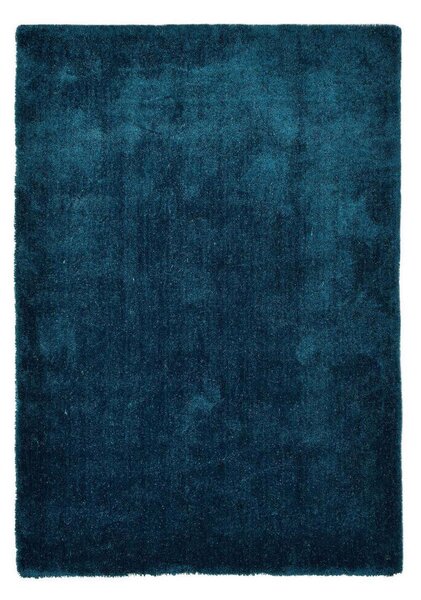 PREPROGA Z VISOKIM FLOROM Cozy 140/200 cm taftano barve petroleja