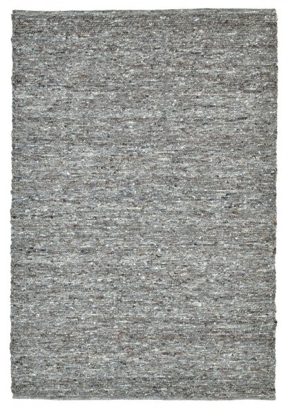 ROČNO TKANA PREPROGA Alm Glück 160/230 cm tkano temno siva