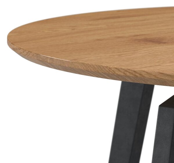 Bessagi Home Jedilna Miza Elian. Ø 120cm, Barva Hrasta