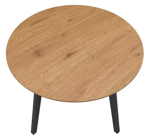 Bessagi Home Jedilna Miza Elian. Ø 120cm, Barva Hrasta