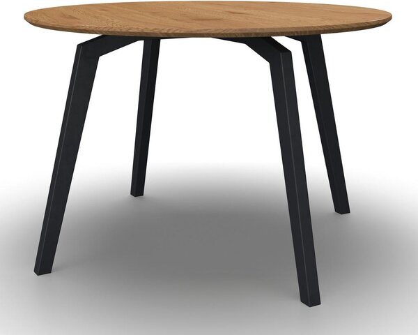 Bessagi Home Jedilna Miza Elian. Ø 120cm, Barva Hrasta