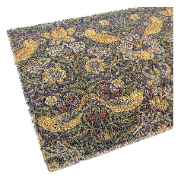 Predpražnik iz kokosovih vlaken 40x60 cm William Morris Strawberry Thief – Artsy Doormats