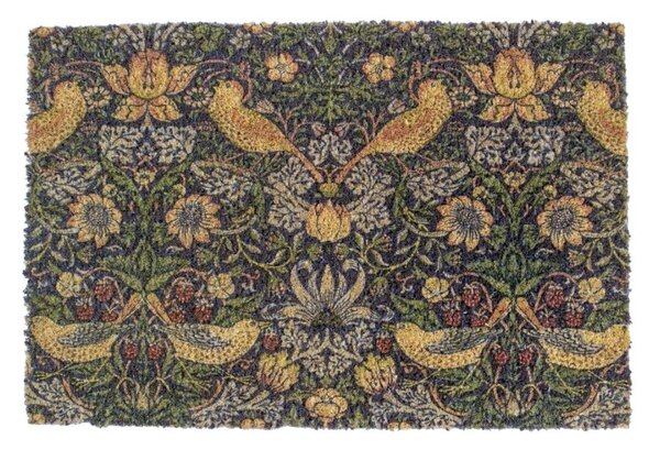 Predpražnik iz kokosovih vlaken 40x60 cm William Morris Strawberry Thief – Artsy Doormats