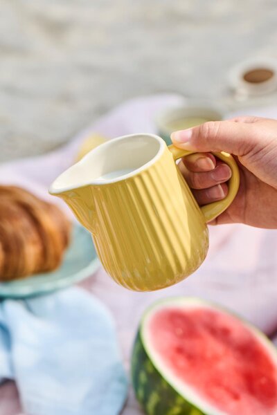 Rumeni keramični vrček 200 ml MYNTE LEMONADE
