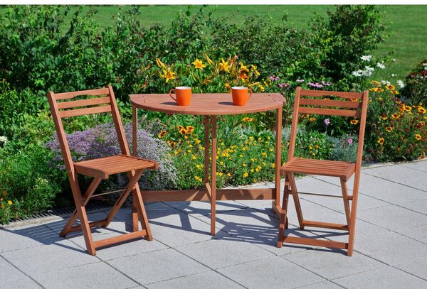 Gardenson Vrtna Zložljiva Miza Rebel, 90x72x60cm, Masivno