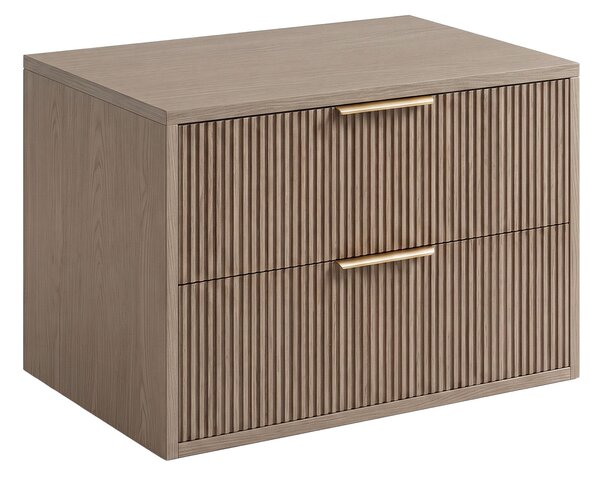 Kopalniška omarica pod umivalnikom Rea Mono 60cm Grey Oak