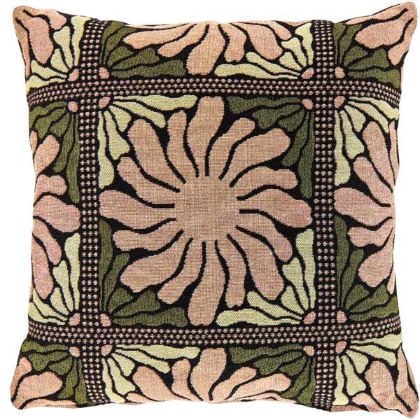 Dekorativna blazina LIVANI 45x45 cm, zelena/rumena