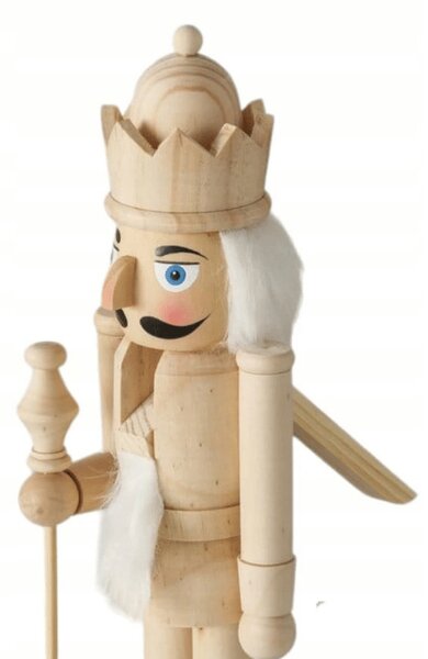 Leseni orehovilček ROYAL GUARD 38 cm, naravni les
