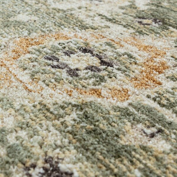 Zelena/bež ročno tkana preproga 120x160 cm Heriz Ornate – Asiatic Carpets