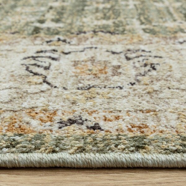 Zelena/bež ročno tkana preproga 120x160 cm Heriz Ornate – Asiatic Carpets